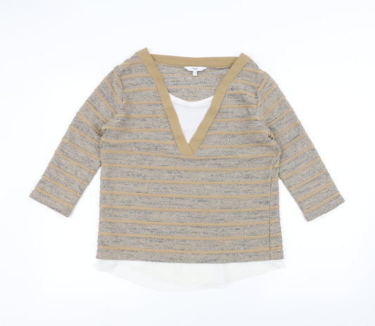Womens UK Size 10 NEXT Brown Pullover Jumper