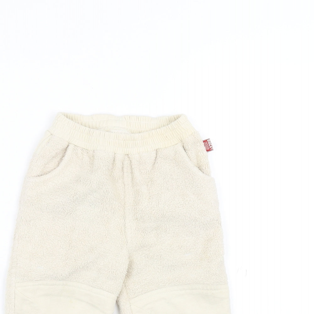 Ducky beau Baby White   Sweatpants Trousers Size 9 Months