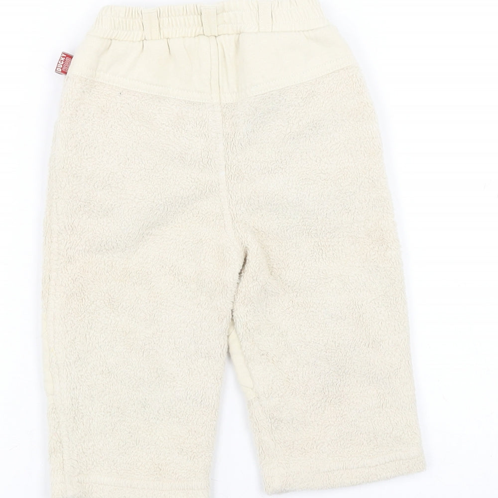 Ducky beau Baby White   Sweatpants Trousers Size 9 Months