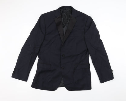 Mens UK Size 40 French Connection Regular Blue Suit Jacket