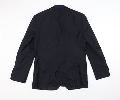 Mens UK Size 40 French Connection Regular Blue Suit Jacket