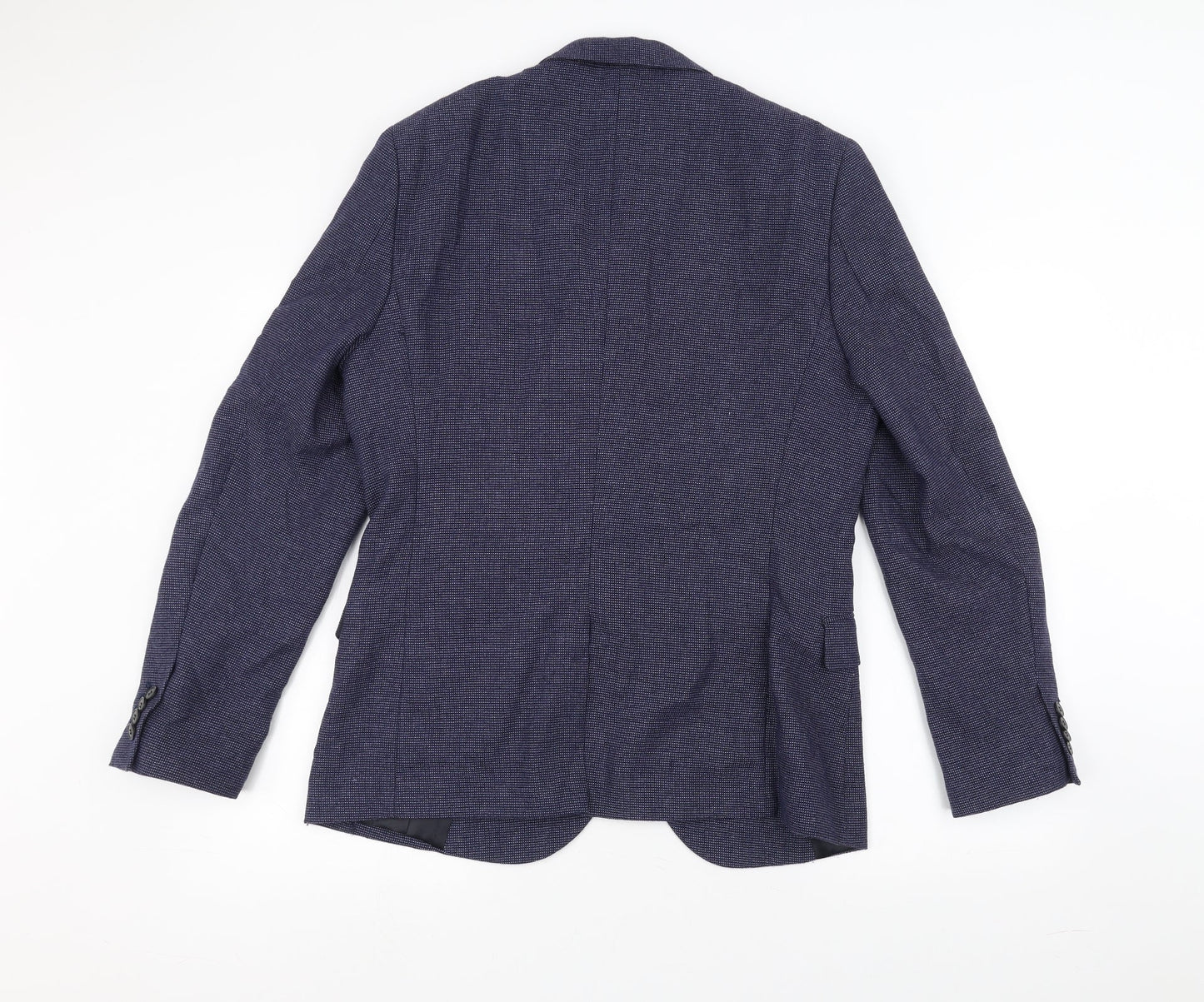 Mens UK Size 42 H&M Regular Blue Suit Jacket