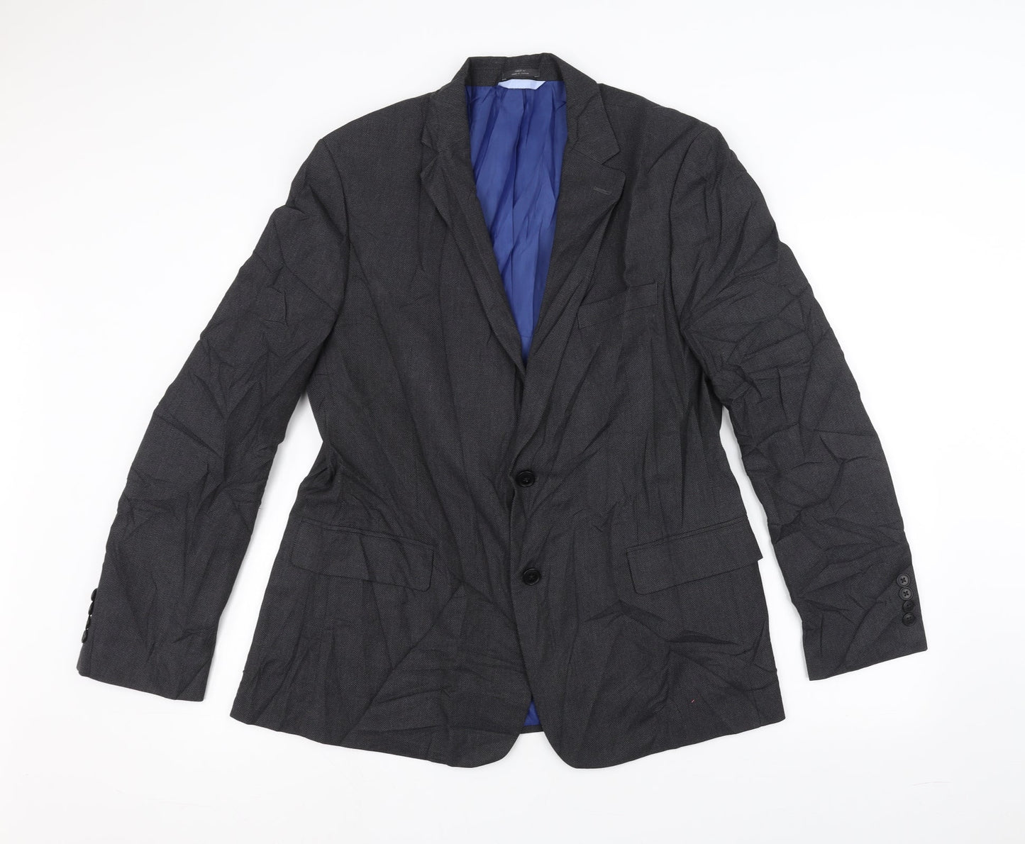Mens UK Size 44 Marks and Spencer Regular Black Suit Jacket