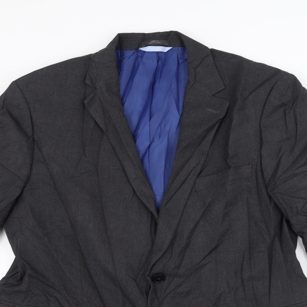 Mens UK Size 44 Marks and Spencer Regular Black Suit Jacket