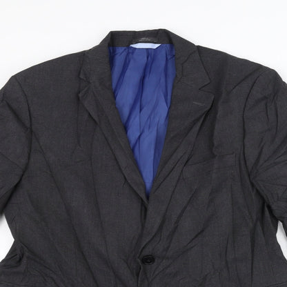 Mens UK Size 44 Marks and Spencer Regular Black Suit Jacket