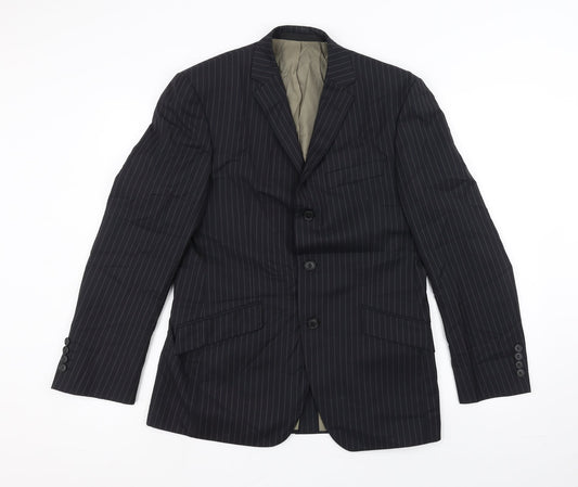 Mens UK Size 38 Marks and Spencer Regular Blue Suit Jacket