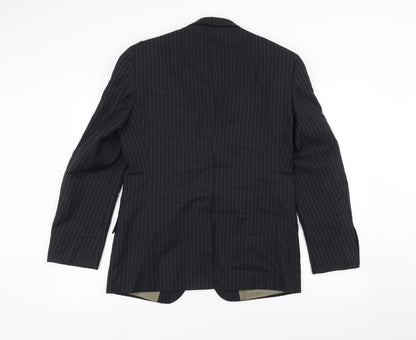 Mens UK Size 38 Marks and Spencer Regular Blue Suit Jacket