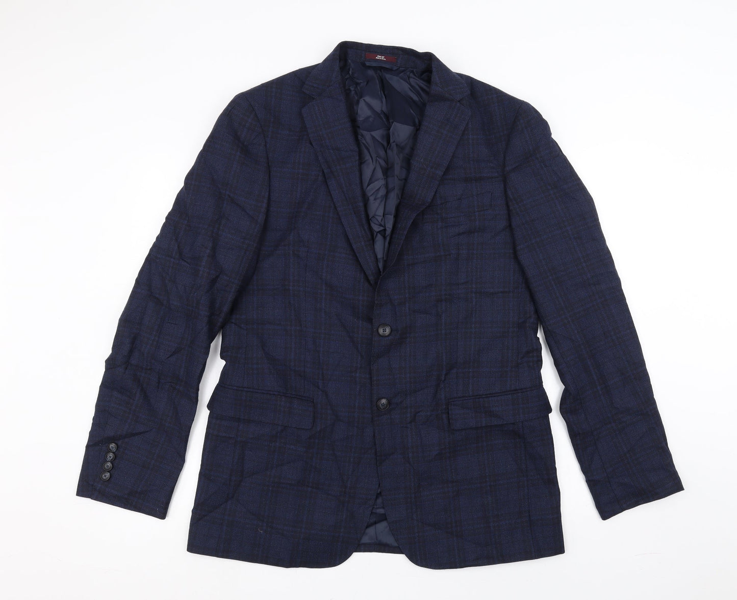 Mens UK Size 36 Marks and Spencer Regular Blue Suit Jacket
