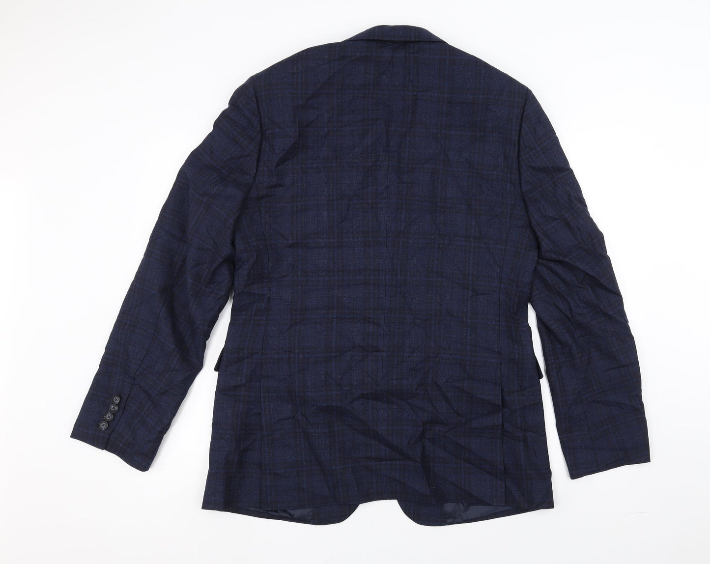 Mens UK Size 36 Marks and Spencer Regular Blue Suit Jacket