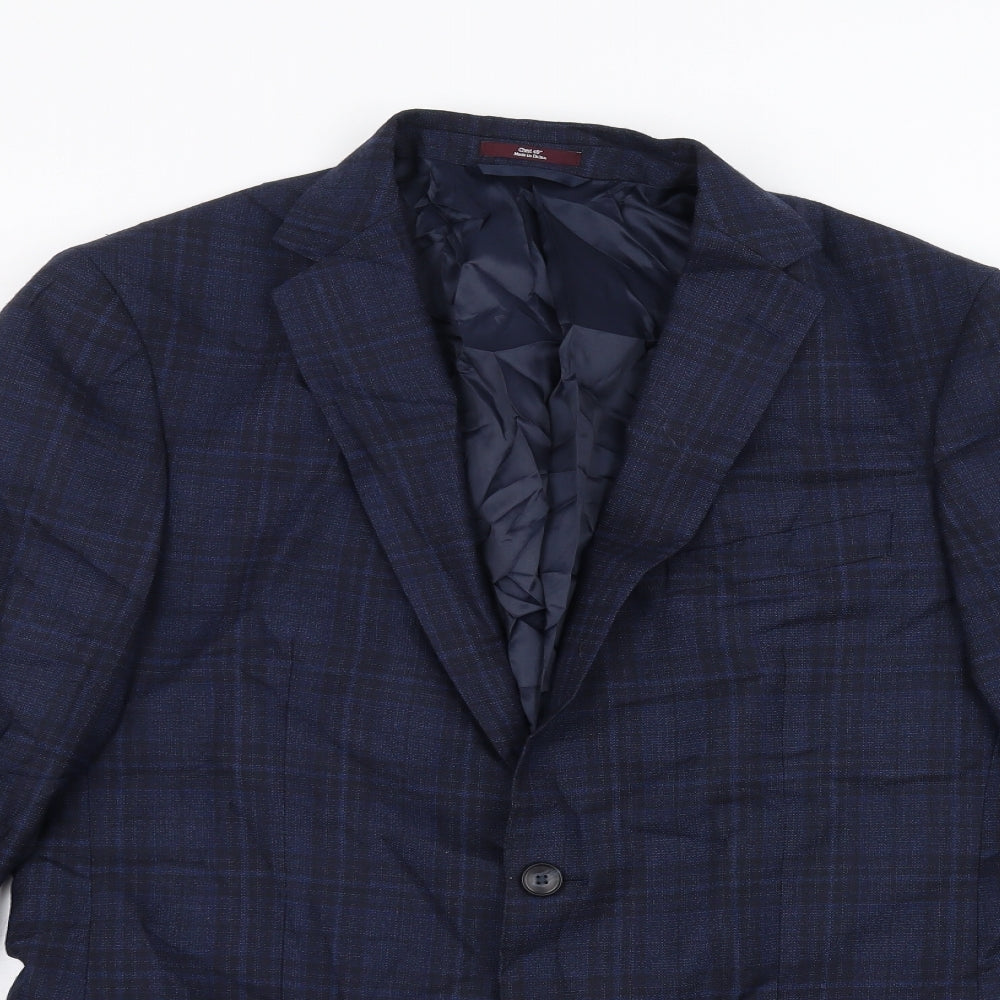 Mens UK Size 36 Marks and Spencer Regular Blue Suit Jacket