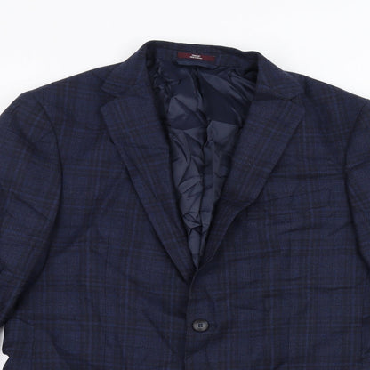 Mens UK Size 36 Marks and Spencer Regular Blue Suit Jacket
