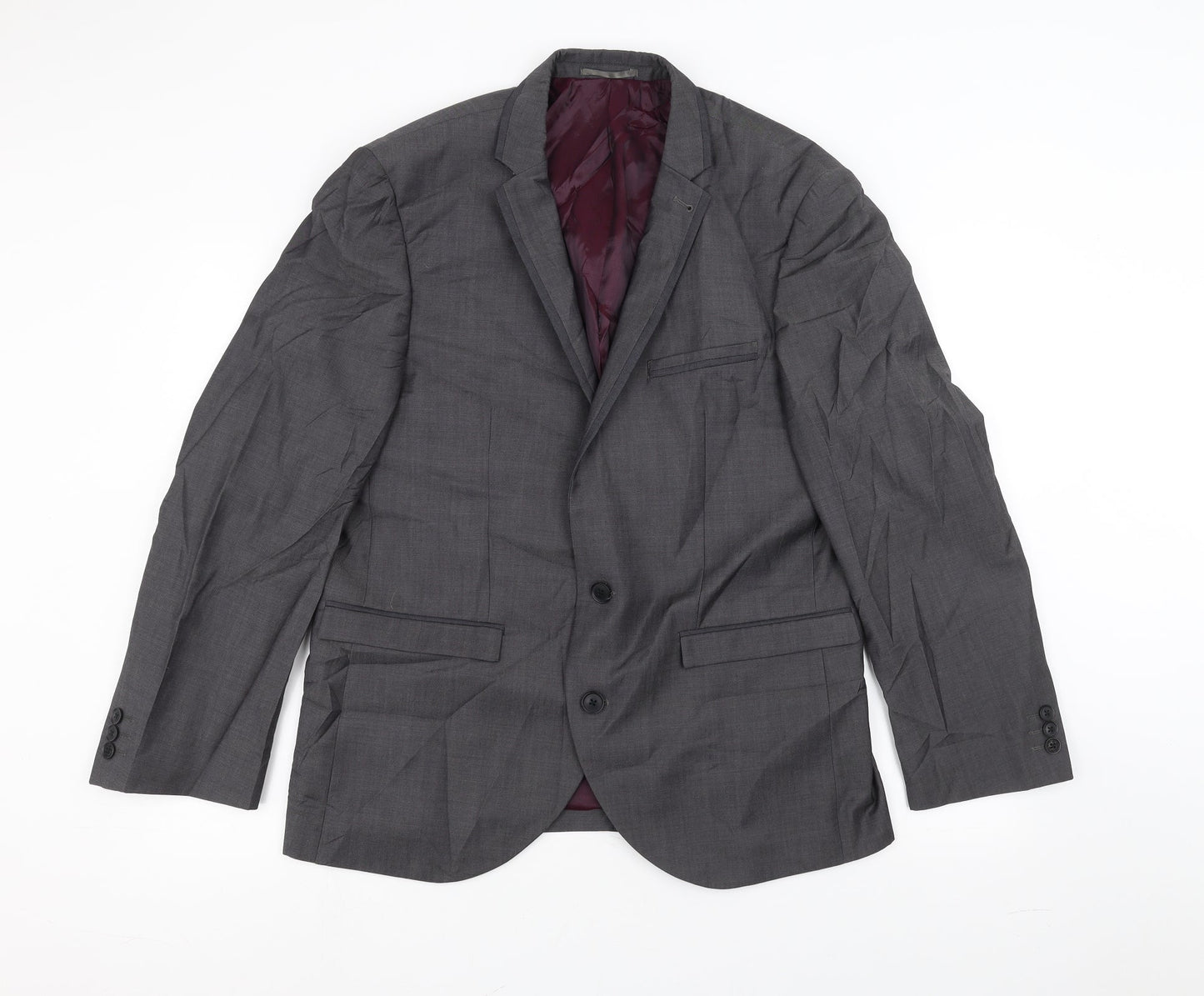 Mens UK Size 42 Marks and Spencer Regular Grey Suit Jacket