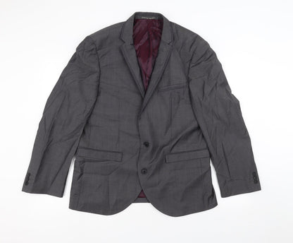 Mens UK Size 42 Marks and Spencer Regular Grey Suit Jacket