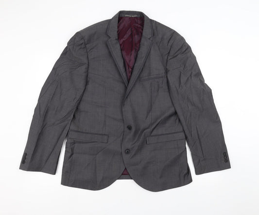 Mens UK Size 42 Marks and Spencer Regular Grey Suit Jacket