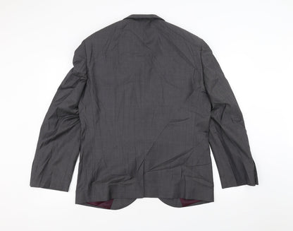 Mens UK Size 42 Marks and Spencer Regular Grey Suit Jacket