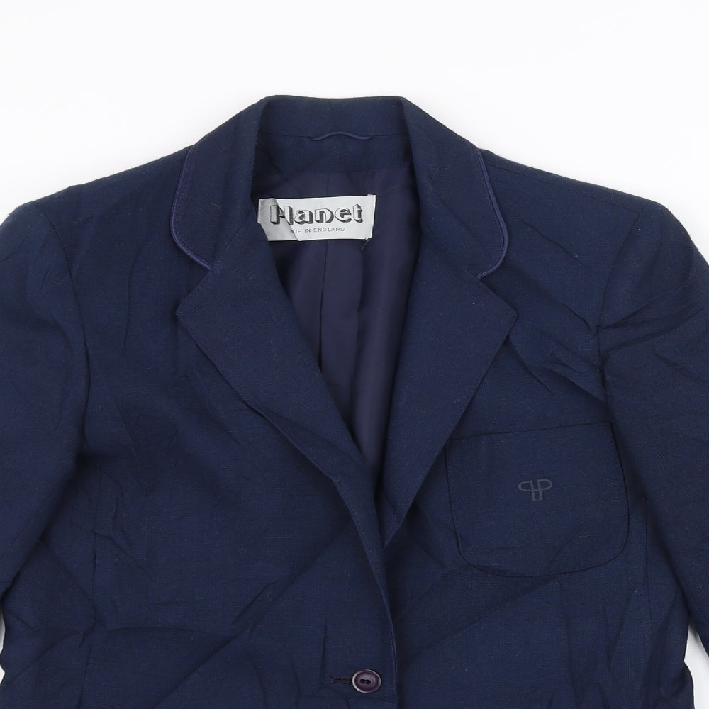 Womens UK Size 10 Planet Blue Jacket