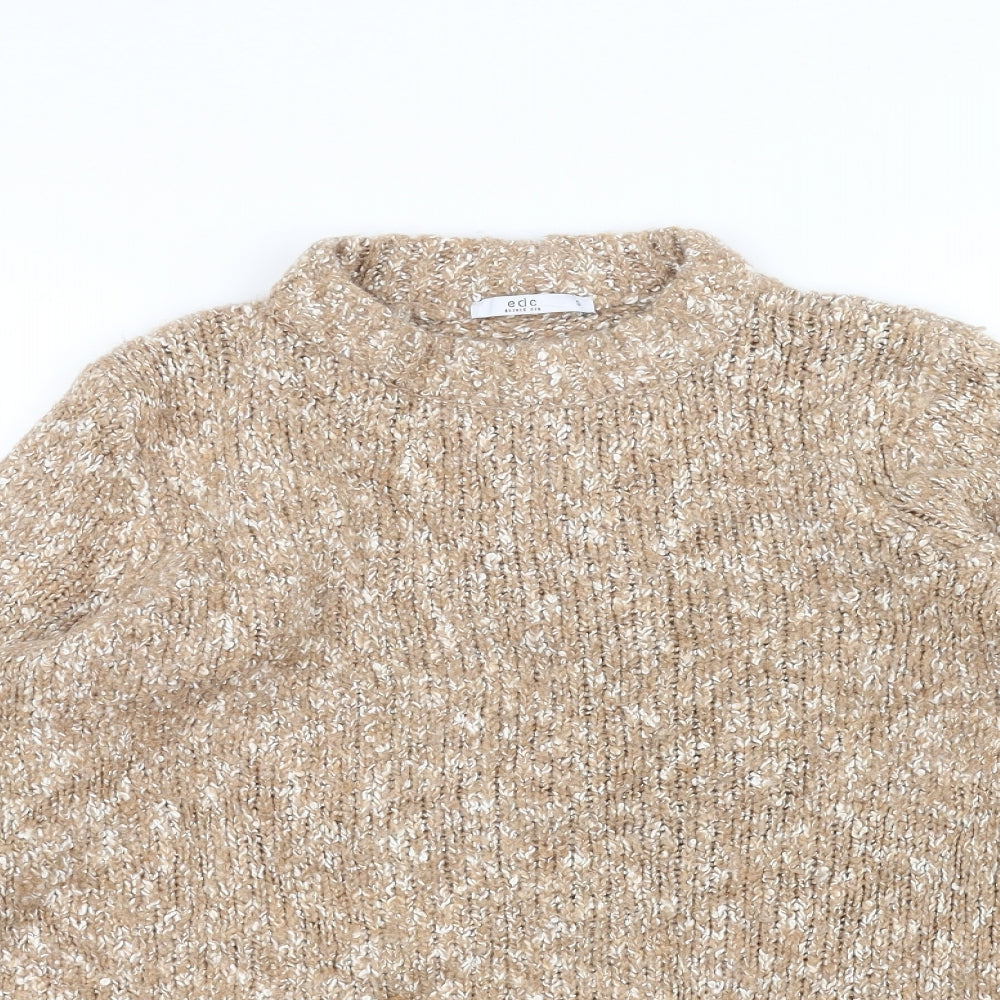 EDC Womens Brown   Pullover Jumper Size S
