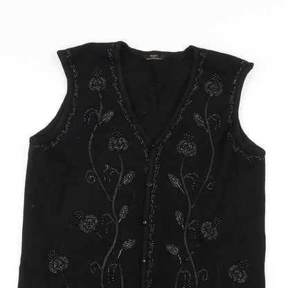 Womens UK Size 12 Marks and Spencer Black Jacket