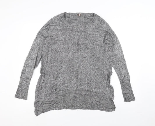Poof Womens Grey   Pullover Jumper Size M