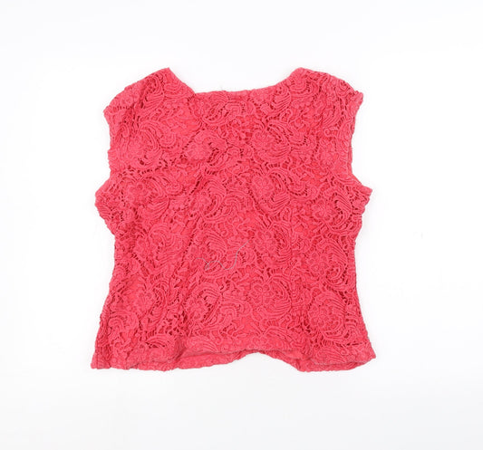 pomodoro Womens Pink   Pullover Jumper Size 16