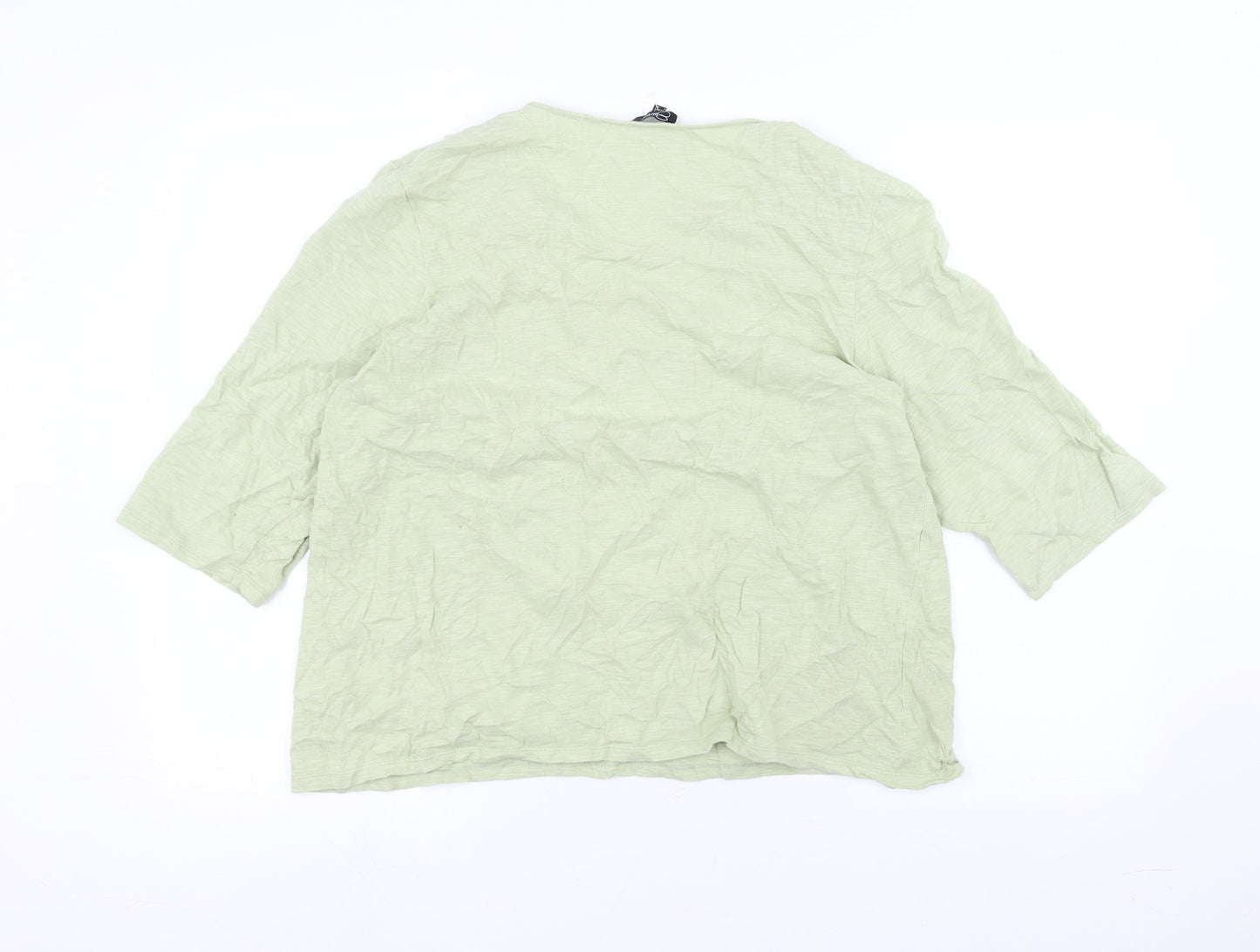 EURECO Womens Green   Basic T-Shirt Size 18