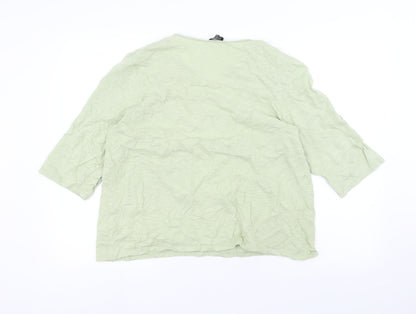 EURECO Womens Green   Basic T-Shirt Size 18