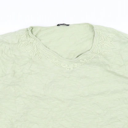 EURECO Womens Green   Basic T-Shirt Size 18