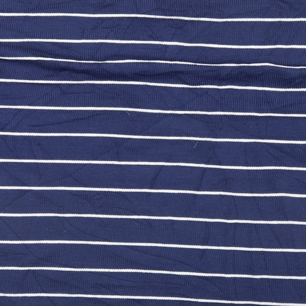 TU Womens Blue Striped  Pullover Jumper Size 10