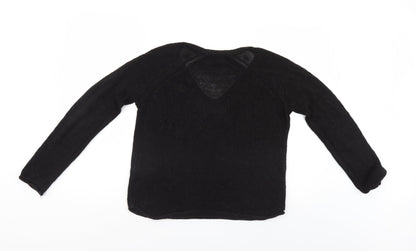Womens UK Size S H&M Black Pullover Jumper