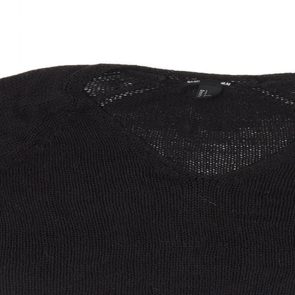 Womens UK Size S H&M Black Pullover Jumper