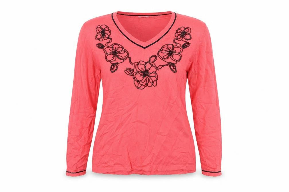 Womens UK Size 14 Rabe Pink Pullover Jumper