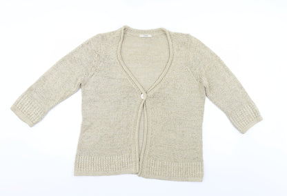Classic Womens Beige   Cape Jumper Size 12