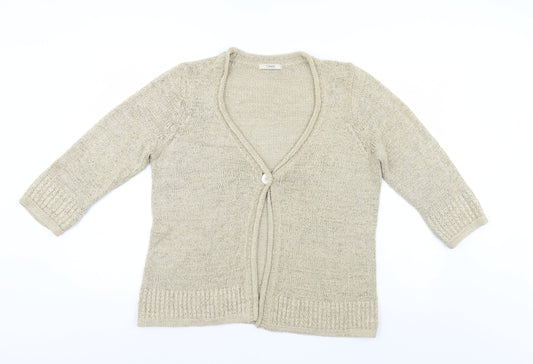 Classic Womens Beige   Cape Jumper Size 12