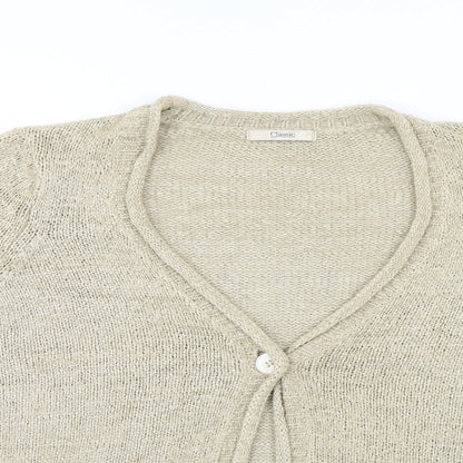 Classic Womens Beige   Cape Jumper Size 12