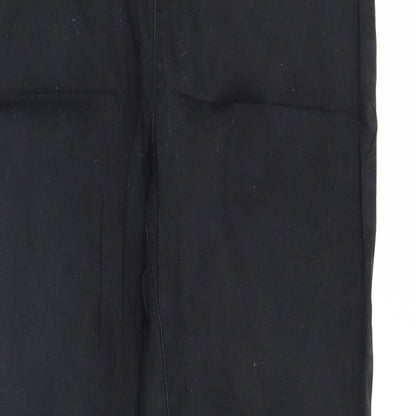 Part Two Womens Black   Cropped Jeans Size 12 L23 in - Elastic Waist