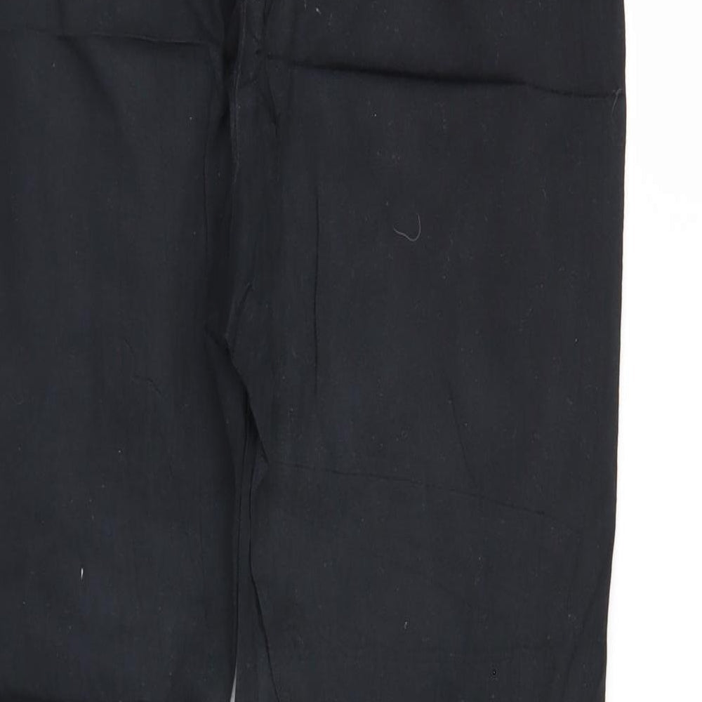 Part Two Womens Black   Cropped Jeans Size 12 L23 in - Elastic Waist