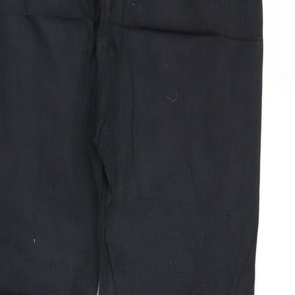 Part Two Womens Black   Cropped Jeans Size 12 L23 in - Elastic Waist