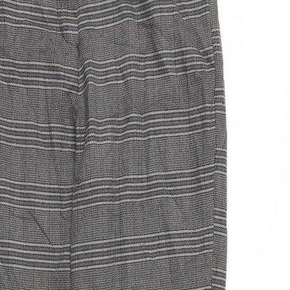 Womens UK Size 12 Boohoo Regular Fit  Grey Trousers