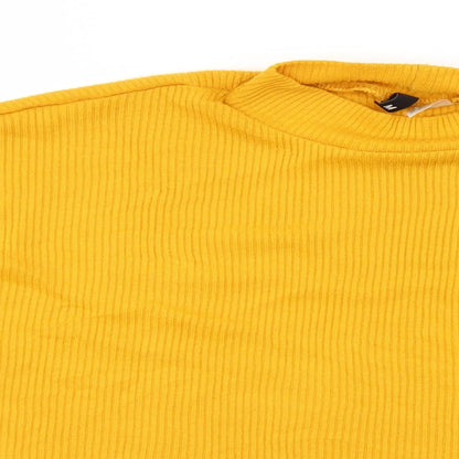 Divided Womens Gold   Pullover Jumper Size M