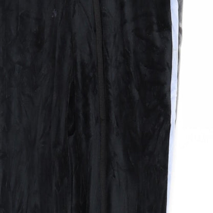 Womens UK Size 6 Boohoo Regular Fit Sweatpants Black Trousers