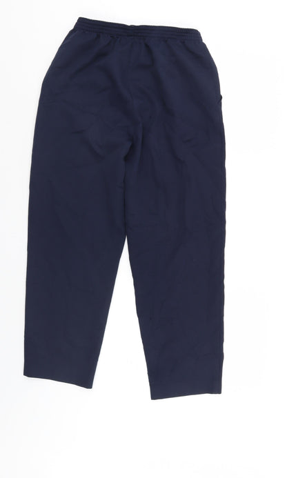 Womens UK Size 12 Preworn Regular Fit  Blue Trousers