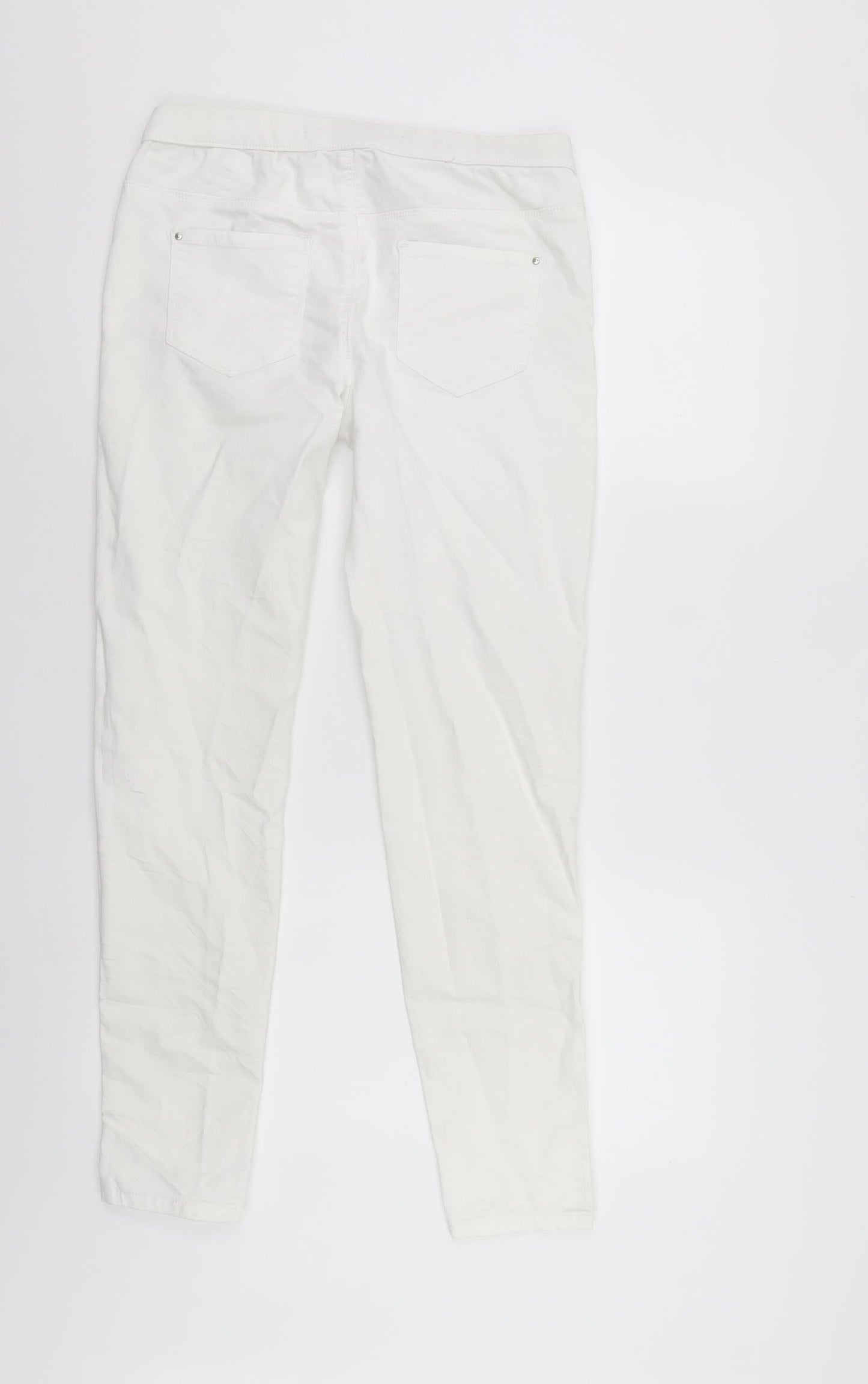 Brave Soul Womens White  Denim Jegging Jeans Size 10 L28 in