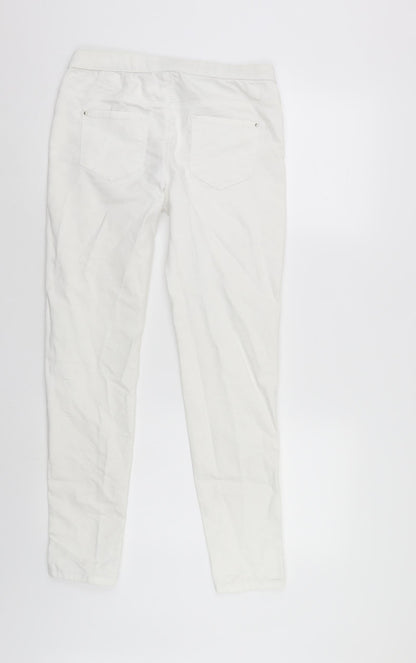 Brave Soul Womens White  Denim Jegging Jeans Size 10 L28 in