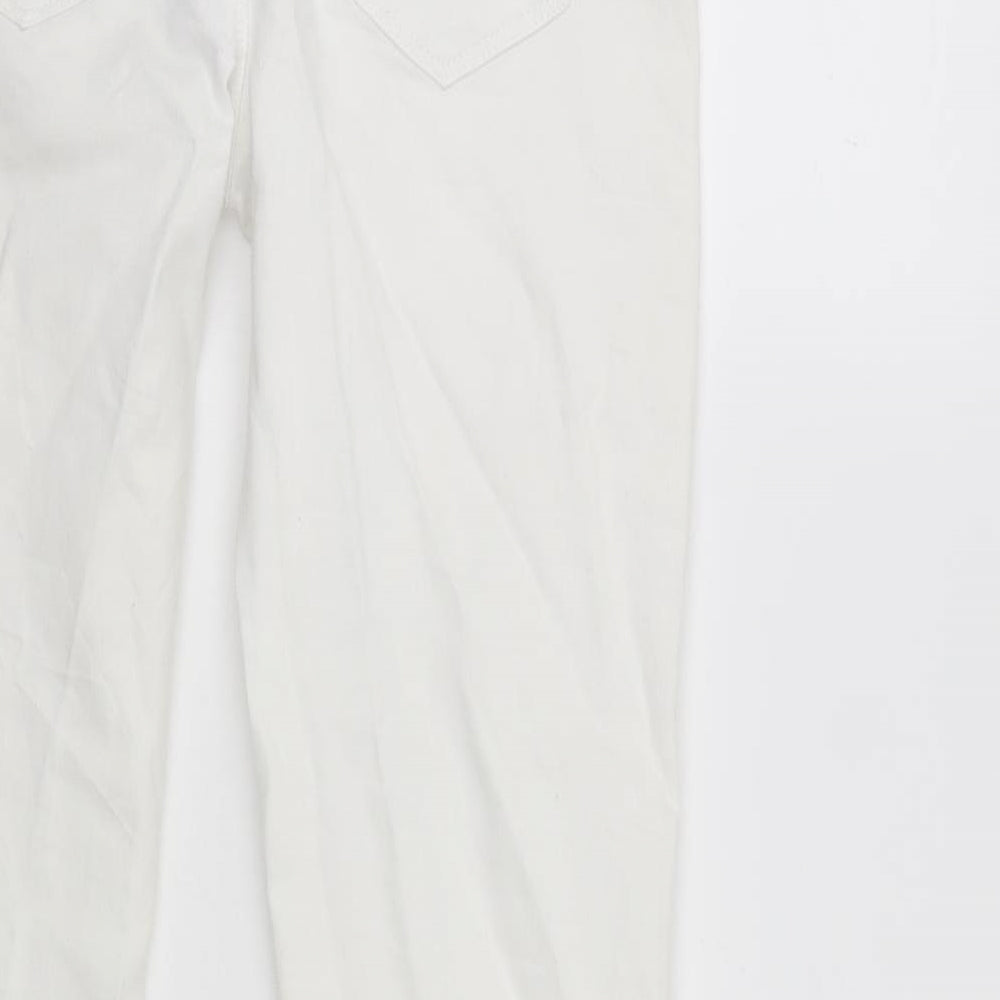 Brave Soul Womens White  Denim Jegging Jeans Size 10 L28 in