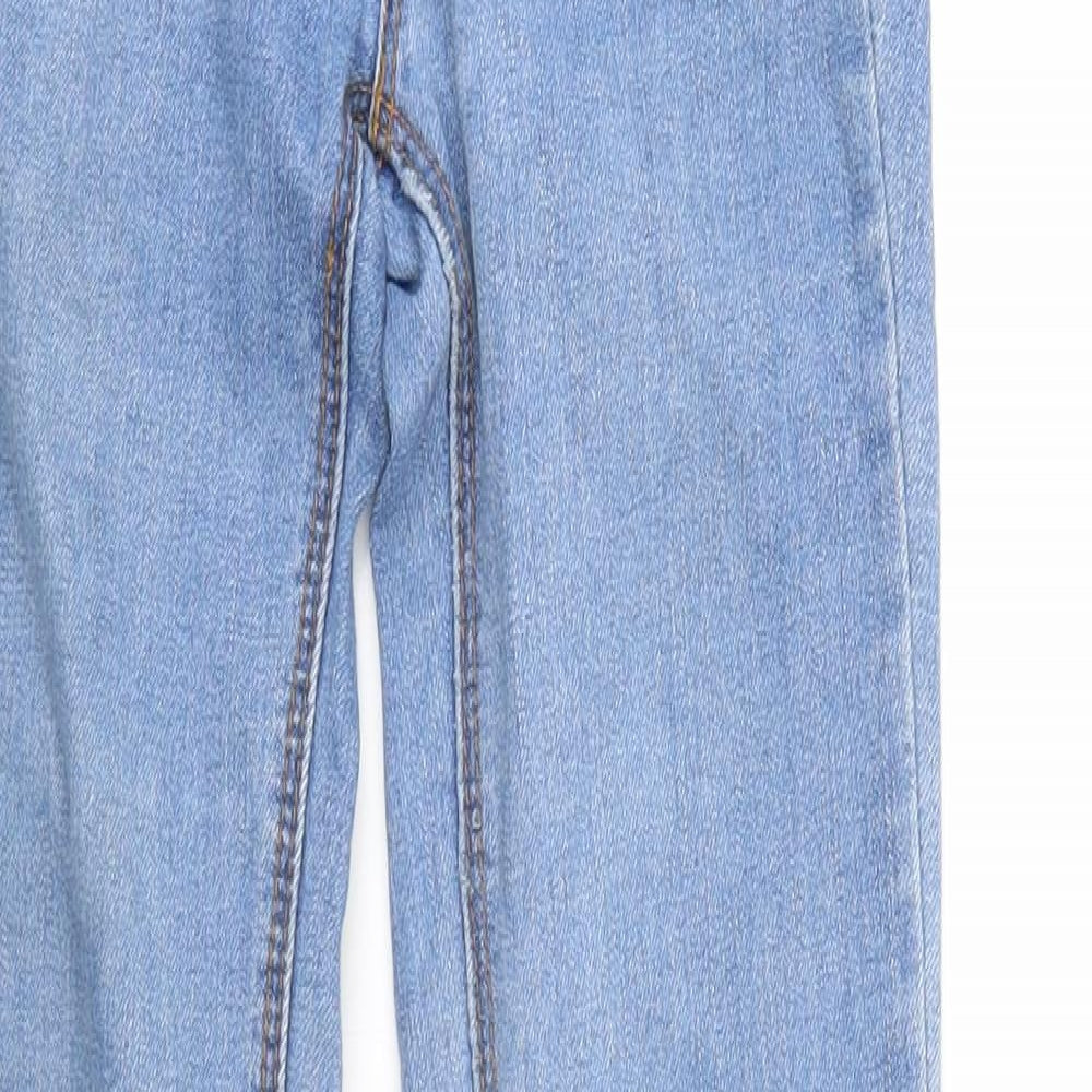 Pull & Bear   Womens Blue  Denim Tapered Jeans Size 6 L27 in