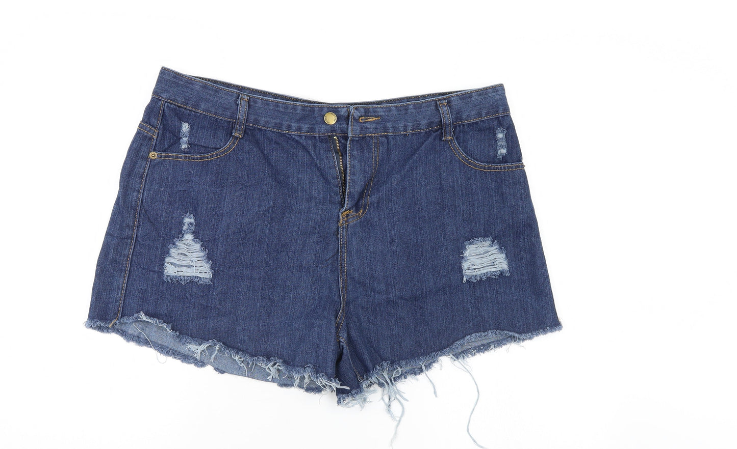 Womens UK Size  Preworn Regular Fit Mom Blue Jeans