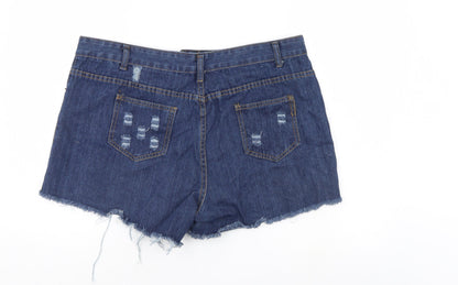 Womens UK Size  Preworn Regular Fit Mom Blue Jeans
