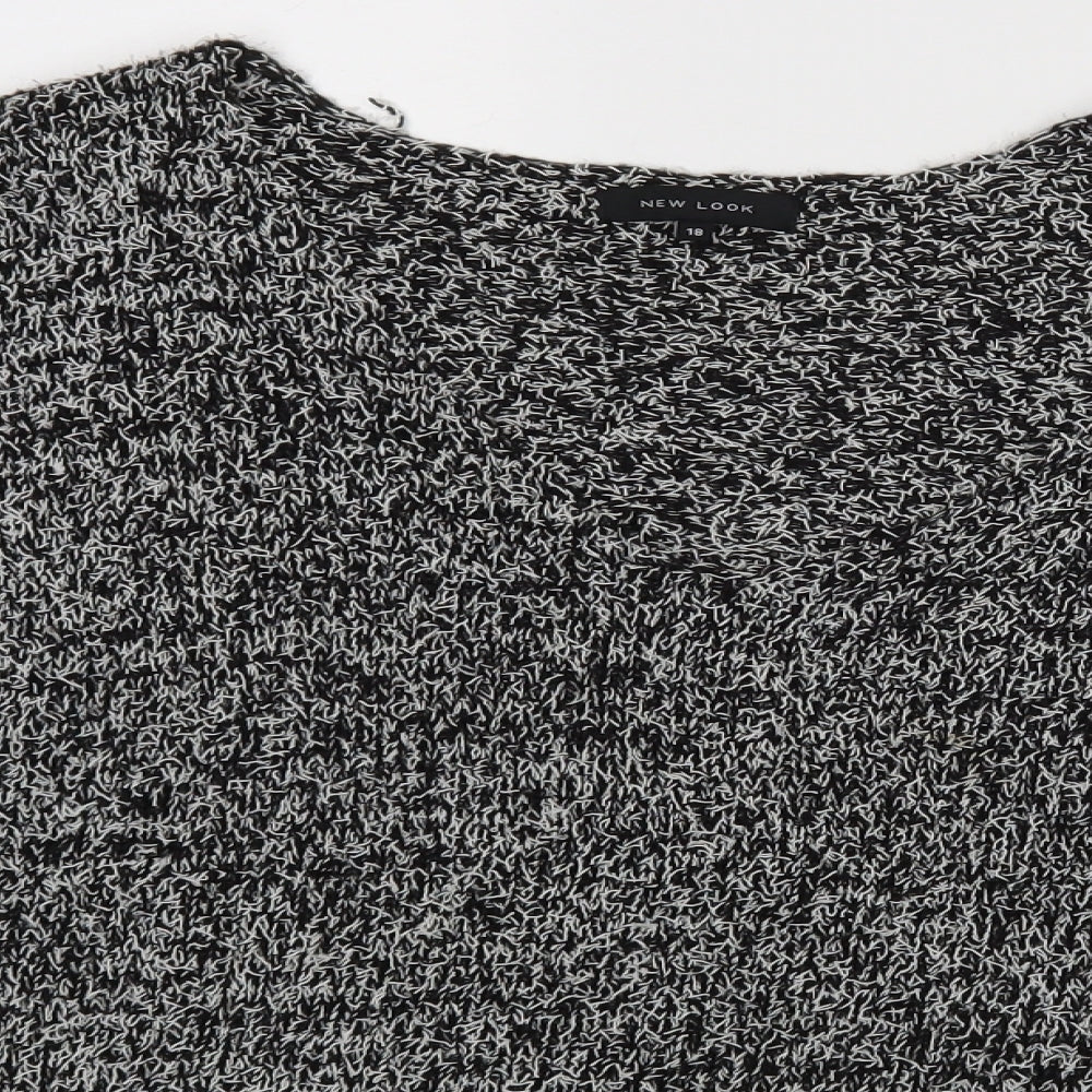 Womens UK Size 18 New Look Grey Pullover Jumper