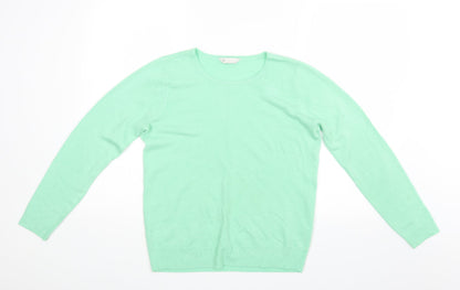 Womens UK Size 12 BHS Green Basic Blouse