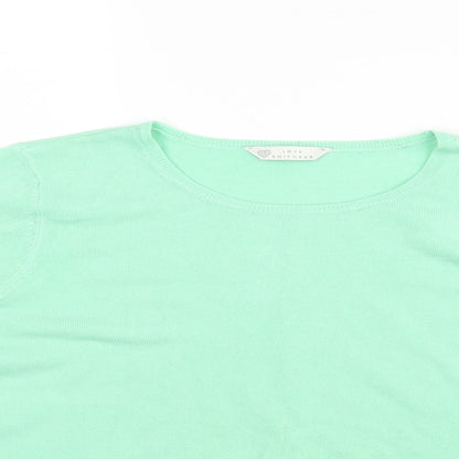 Womens UK Size 12 BHS Green Basic Blouse